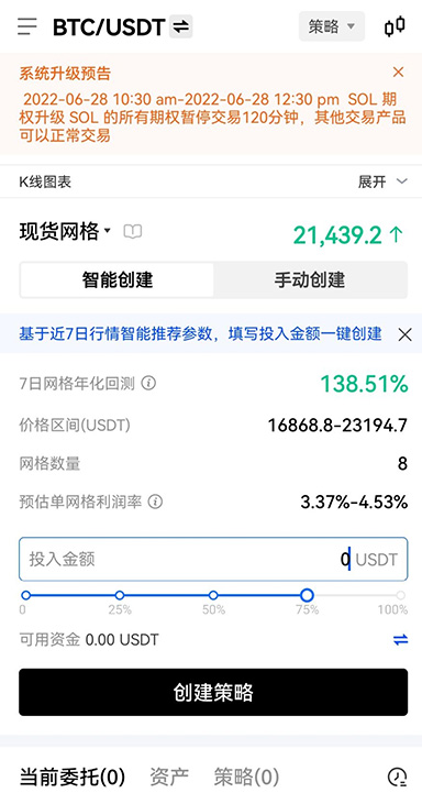 O易交易所行情分析界面3